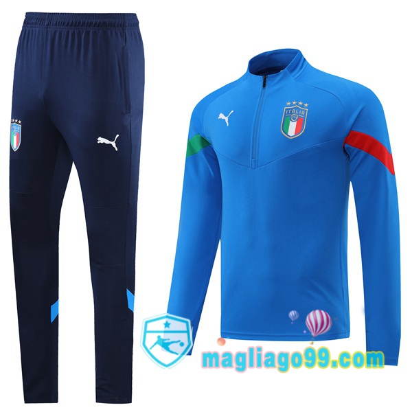 Magliago - Passione Maglie Thai Affidabili Basso Costo Online Shop | Tuta da Allenamento Italia Blu 2022/2023
