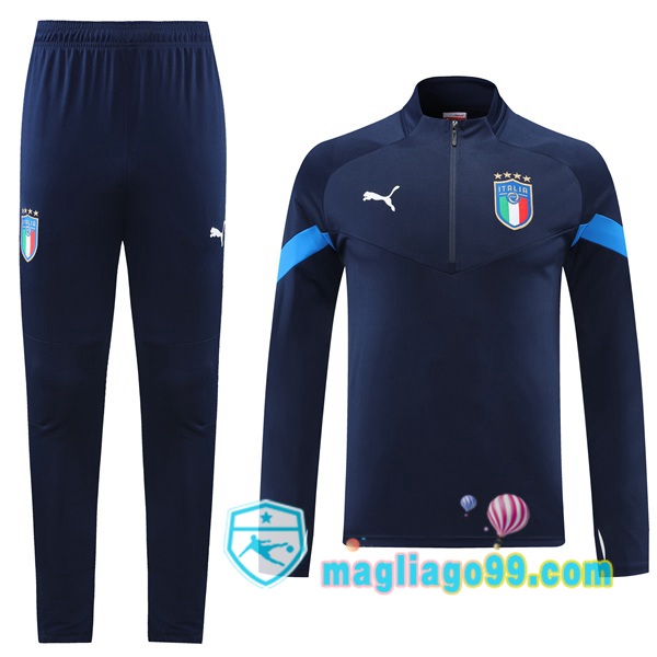 Magliago - Passione Maglie Thai Affidabili Basso Costo Online Shop | Tuta da Allenamento Italia Blu 2022/2023