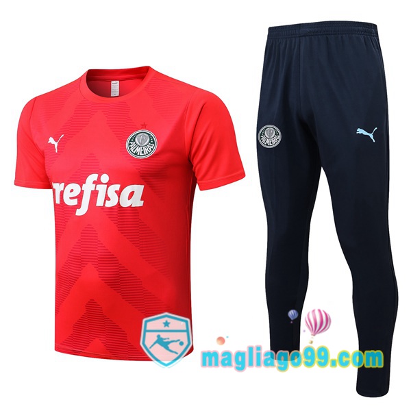 Magliago - Passione Maglie Thai Affidabili Basso Costo Online Shop | Tuta Maglie Allenamento Palmeiras + Pantaloni Rosso 2022/2023