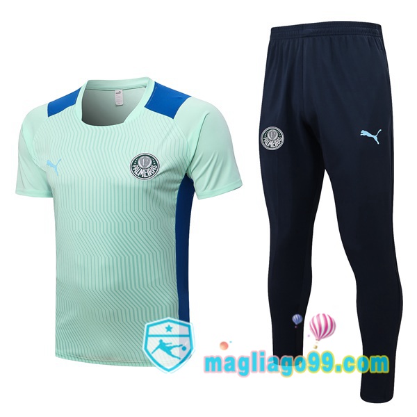 Magliago - Passione Maglie Thai Affidabili Basso Costo Online Shop | Tuta Maglie Allenamento Palmeiras + Pantaloni Verde 2022/2023