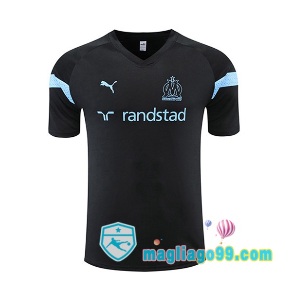 Magliago - Passione Maglie Thai Affidabili Basso Costo Online Shop | Tuta Maglie Allenamento Marsiglia OM Nero 2022/2023