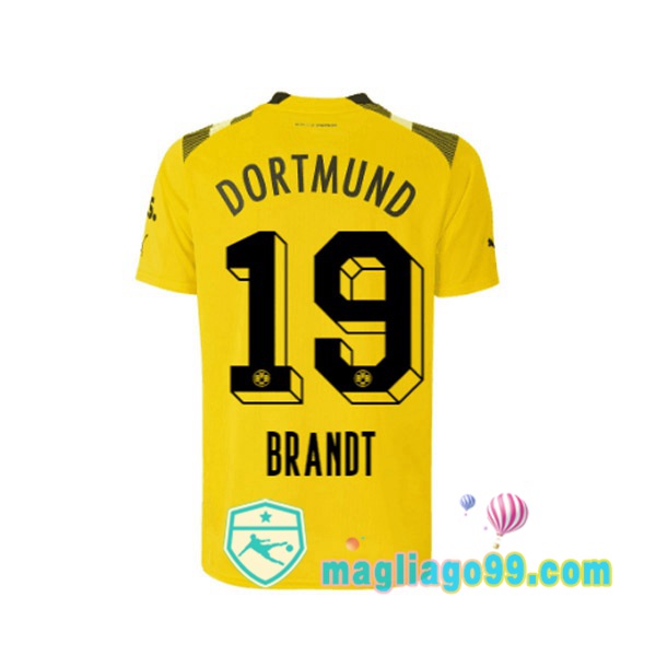Magliago - Passione Maglie Thai Affidabili Basso Costo Online Shop | Maglia Dortmund BVB (Brandt 19) CUP Giallo 2022/2023