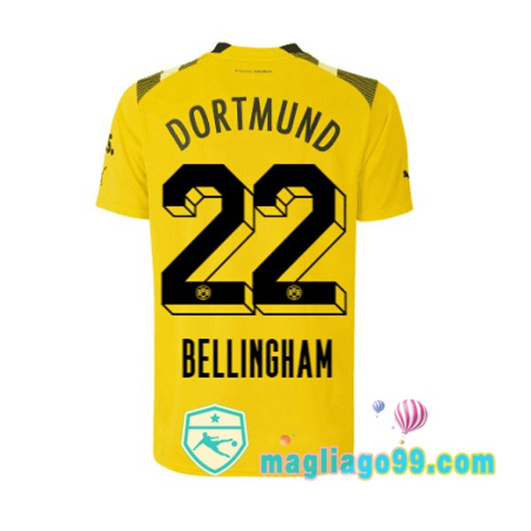 Magliago - Passione Maglie Thai Affidabili Basso Costo Online Shop | Maglia Dortmund BVB (Bellingham 22) CUP Giallo 2022/2023