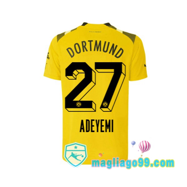 Magliago - Passione Maglie Thai Affidabili Basso Costo Online Shop | Maglia Dortmund BVB (Adeyemi 27) CUP Giallo 2022/2023