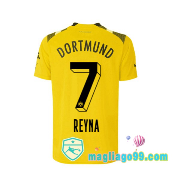 Magliago - Passione Maglie Thai Affidabili Basso Costo Online Shop | Maglia Dortmund BVB (Reyna 7) CUP Giallo 2022/2023