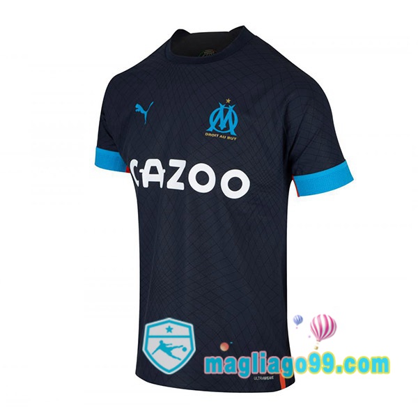 Magliago - Passione Maglie Thai Affidabili Basso Costo Online Shop | Maglia Marsiglia OM Seconda Nero 2022/2023