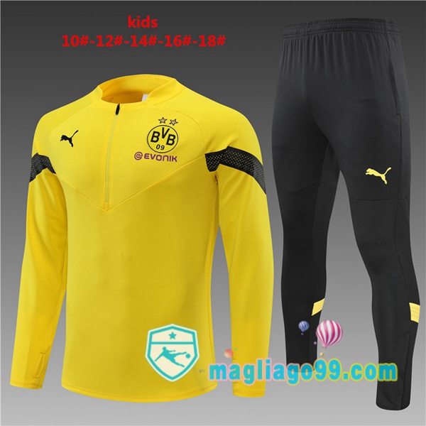 Magliago - Passione Maglie Thai Affidabili Basso Costo Online Shop | Tuta da Allenamento Dortmund BVB Bambino Giallo 2022/2023