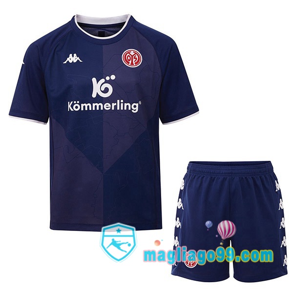 Magliago - Passione Maglie Thai Affidabili Basso Costo Online Shop | Maglia FSV Mainz 05 Bambino Terza Blu Royal 2022/2023