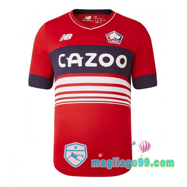 Magliago - Passione Maglie Thai Affidabili Basso Costo Online Shop | Maglia Lille OSC Prima Rosso 2022/2023