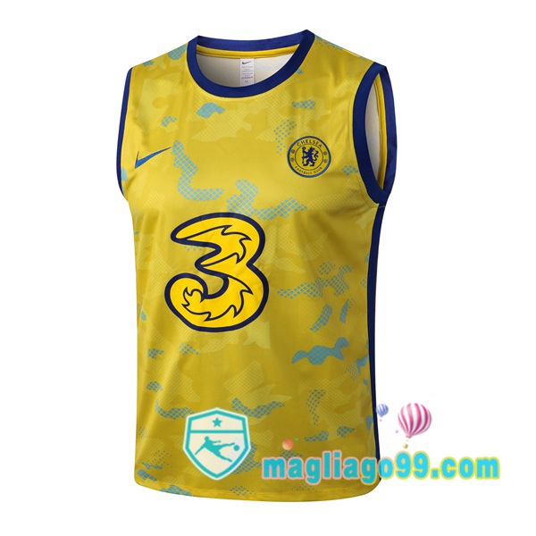 Magliago - Passione Maglie Thai Affidabili Basso Costo Online Shop | Gilet Calcio FC Chelsea Giallo 2022/2023