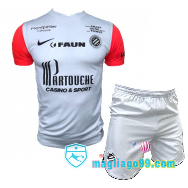 Magliago - Passione Maglie Thai Affidabili Basso Costo Online Shop | Maglia Montpellier HSC Bambino Seconda Grigio 2022/2023
