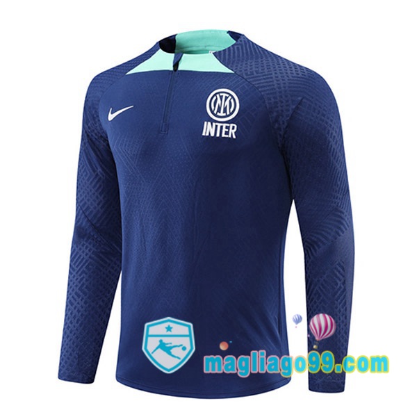 Magliago - Passione Maglie Thai Affidabili Basso Costo Online Shop | Felpe Allenamento Inter Milan Blu 2022/2023