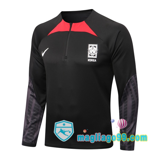 Magliago - Passione Maglie Thai Affidabili Basso Costo Online Shop | Felpe Allenamento Corea Nero 2022/2023