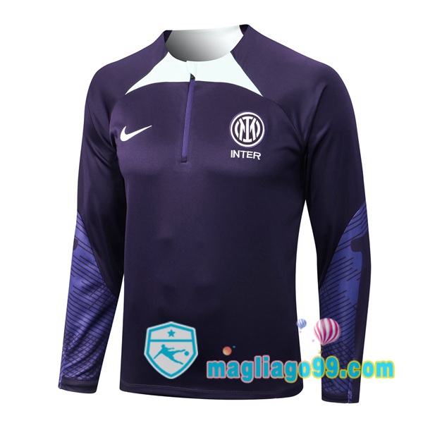 Magliago - Passione Maglie Thai Affidabili Basso Costo Online Shop | Felpe Allenamento Inter Milan Porpora 2022/2023
