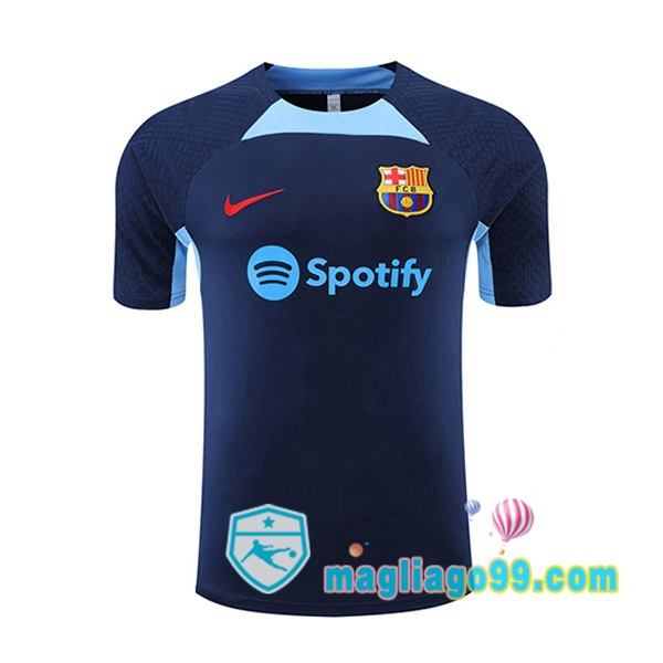 Magliago - Passione Maglie Thai Affidabili Basso Costo Online Shop | Tuta Maglie Allenamento FC Barcellona Blu Royal 2022/2023
