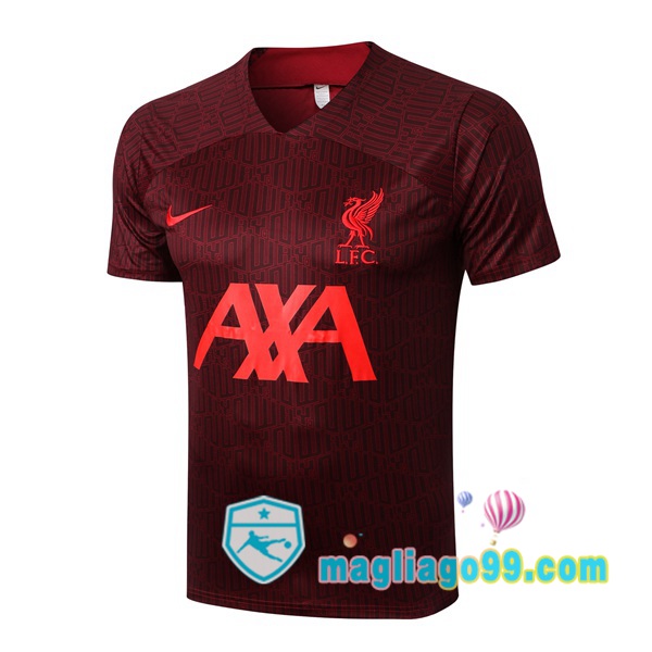 Magliago - Passione Maglie Thai Affidabili Basso Costo Online Shop | Tuta Maglie Allenamento FC Liverpool Rosso 2022/2023