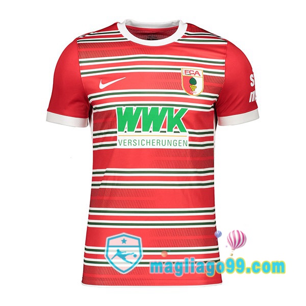 Magliago - Passione Maglie Thai Affidabili Basso Costo Online Shop | Maglia FC Augsburg Prima Rosso 2022/2023