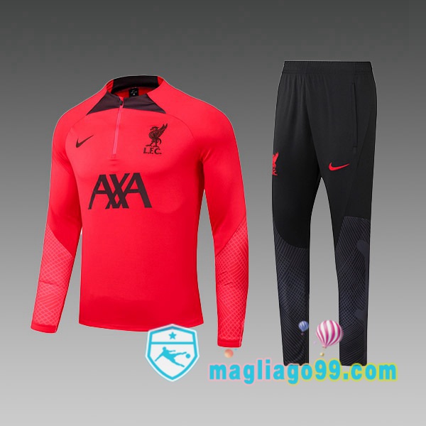 Magliago - Passione Maglie Thai Affidabili Basso Costo Online Shop | Tuta da Allenamento FC Liverpool Bambino Rosso 2022/2023