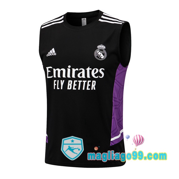Magliago - Passione Maglie Thai Affidabili Basso Costo Online Shop | Gilet Calcio Real Madrid Nero 2022/2023
