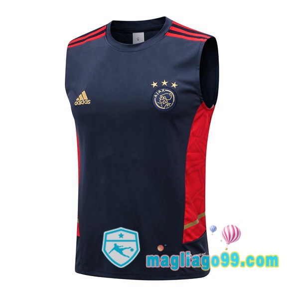 Magliago - Passione Maglie Thai Affidabili Basso Costo Online Shop | Gilet Calcio AFC Ajax Blu Royal 2022/2023