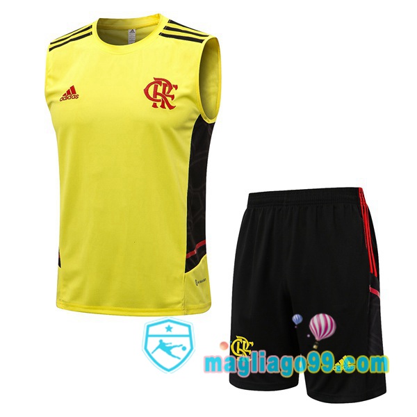 Magliago - Passione Maglie Thai Affidabili Basso Costo Online Shop | Gilet Calcio Flamengo + Shorts Giallo 2022/2023