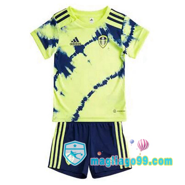 Magliago - Passione Maglie Thai Affidabili Basso Costo Online Shop | Maglia Leeds United Bambino Seconda Verde Nero 2022/2023