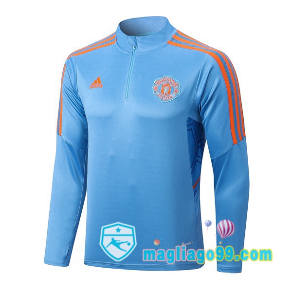 Magliago - Passione Maglie Thai Affidabili Basso Costo Online Shop | Felpe Allenamento Manchester United Blu 2022/2023