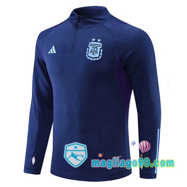 Magliago - Passione Maglie Thai Affidabili Basso Costo Online Shop | Felpe Allenamento Argentina Blu Royal 2022/2023
