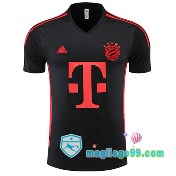 Magliago - Passione Maglie Thai Affidabili Basso Costo Online Shop | Tuta Maglie Allenamento Bayern Monaco Nero 2022/2023