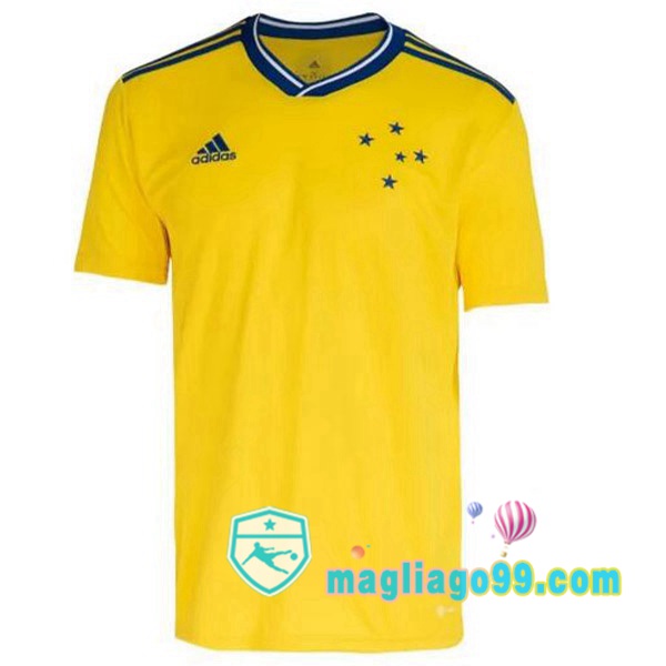 Magliago - Passione Maglie Thai Affidabili Basso Costo Online Shop | Maglia Cruzeiro EC Terza Giallo 2022/2023
