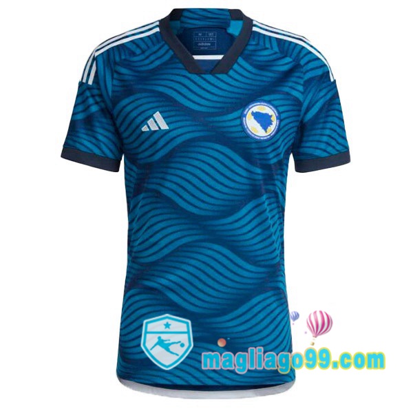 Magliago - Passione Maglie Thai Affidabili Basso Costo Online Shop | Nazionale Maglia Calcio Bosnia ed Erzegovina Prima Blu 2022/2023