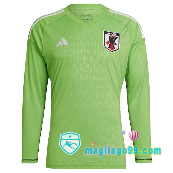Magliago - Passione Maglie Thai Affidabili Basso Costo Online Shop | Nazionale Maglia Calcio Giappone Portiere Maniche Lunghe Verde 2022/2023