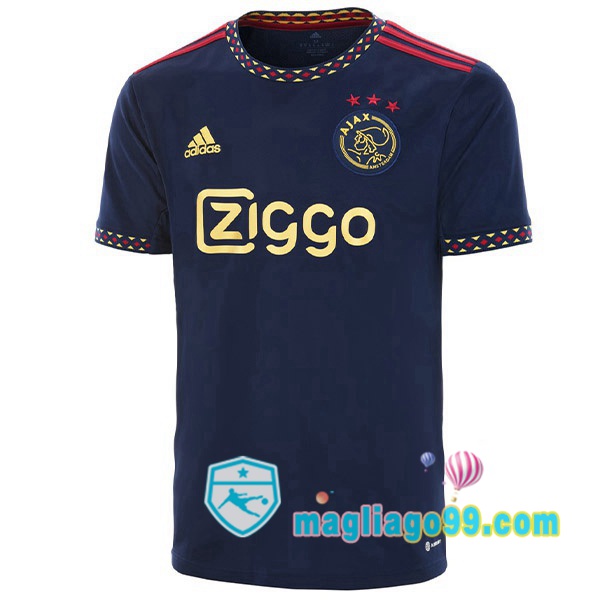 Magliago - Passione Maglie Thai Affidabili Basso Costo Online Shop | Maglia AFC Ajax Seconda Nero 2022/2023