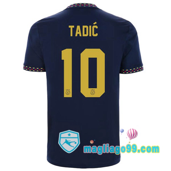 Magliago - Passione Maglie Thai Affidabili Basso Costo Online Shop | Maglia AFC Ajax (Tadić 10) Seconda Nero 2022/2023