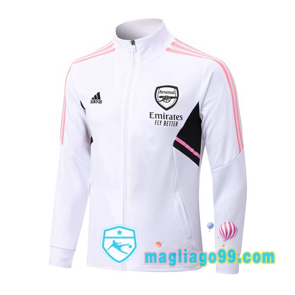 Magliago - Passione Maglie Thai Affidabili Basso Costo Online Shop | Giacca Da Allenamento Arsenal Bianco 2022/2023