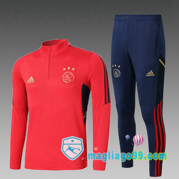 Magliago - Passione Maglie Thai Affidabili Basso Costo Online Shop | Tuta da Allenamento AFC Ajax Bambino Rosso 2022/2023