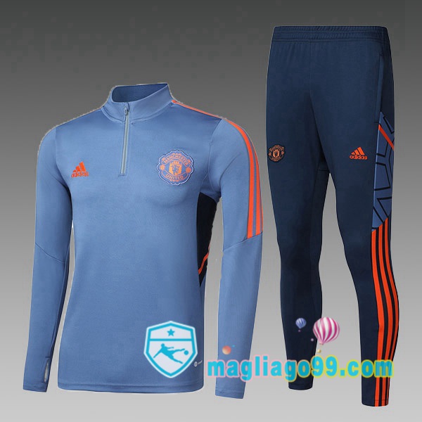 Magliago - Passione Maglie Thai Affidabili Basso Costo Online Shop | Tuta da Allenamento Manchester United Bambino Grigio 2022/2023