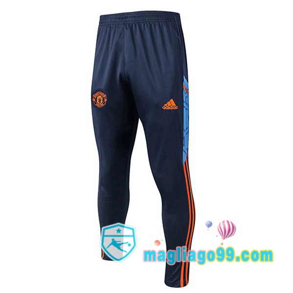 Magliago - Passione Maglie Thai Affidabili Basso Costo Online Shop | Pantaloni Da Allenamento Manchester United Blu 2022/2023