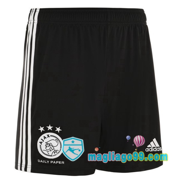 Magliago - Passione Maglie Thai Affidabili Basso Costo Online Shop | Pantalonici Da Calcio AFC Ajax Seconda Nero 2022/2023