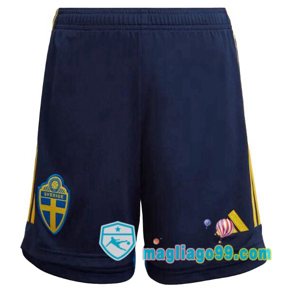 Magliago - Passione Maglie Thai Affidabili Basso Costo Online Shop | Pantalonici Da Calcio Svezia Prima Giallo 2022/2023