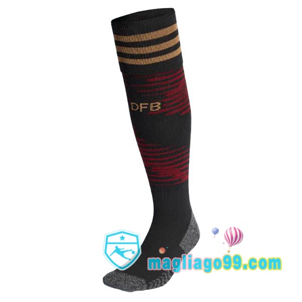 Magliago - Passione Maglie Thai Affidabili Basso Costo Online Shop | Calzettoni Da Calcio Germania Seconda Nero 2022/2023