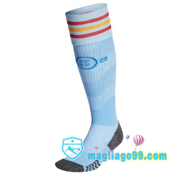 Magliago - Passione Maglie Thai Affidabili Basso Costo Online Shop | Calzettoni Da Calcio Spagna Blu Bianco 2022/2023