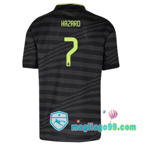 Magliago - Passione Maglie Thai Affidabili Basso Costo Online Shop | Maglia Real Madrid (Hazard 7) Terza Nero 2022/2023
