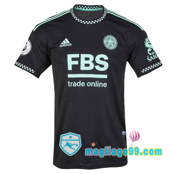 Magliago - Passione Maglie Thai Affidabili Basso Costo Online Shop | Maglia Leicester City Seconda Nero 2022/2023