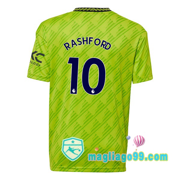 Magliago - Passione Maglie Thai Affidabili Basso Costo Online Shop | Maglia Manchester United (RASHFORD 10) Terza Verde 2022/2023