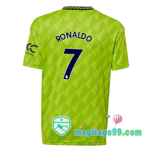 Magliago - Passione Maglie Thai Affidabili Basso Costo Online Shop | Maglia Manchester United (RONALDO 7) Terza Verde 2022/2023