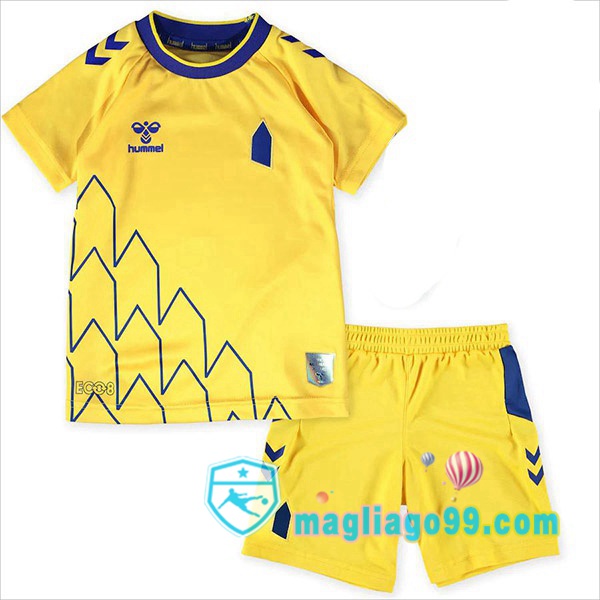 Magliago - Passione Maglie Thai Affidabili Basso Costo Online Shop | Maglia Everton Bambino Terza Giallo 2022/2023
