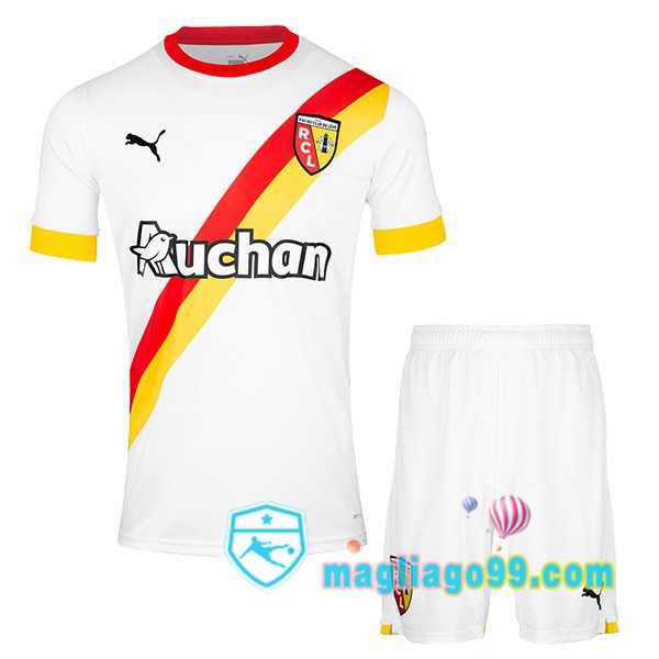 Magliago - Passione Maglie Thai Affidabili Basso Costo Online Shop | Maglia RC Lens Bambino Terza Bianco 2022/2023