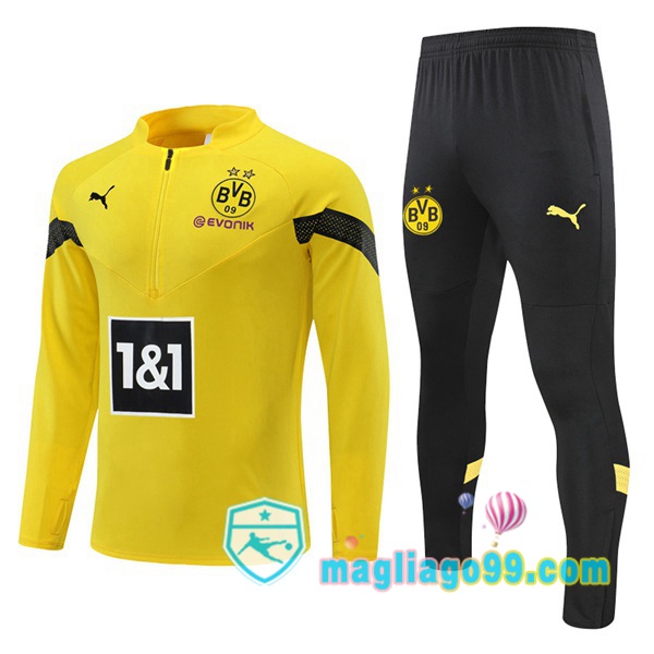 Magliago - Passione Maglie Thai Affidabili Basso Costo Online Shop | Tuta da Allenamento Dortmund BVB Giallo 2022/2023