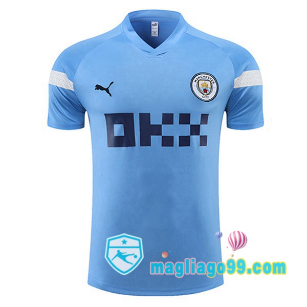 Magliago - Passione Maglie Thai Affidabili Basso Costo Online Shop | Tuta Maglie Allenamento Manchester City Blu 2022/2023